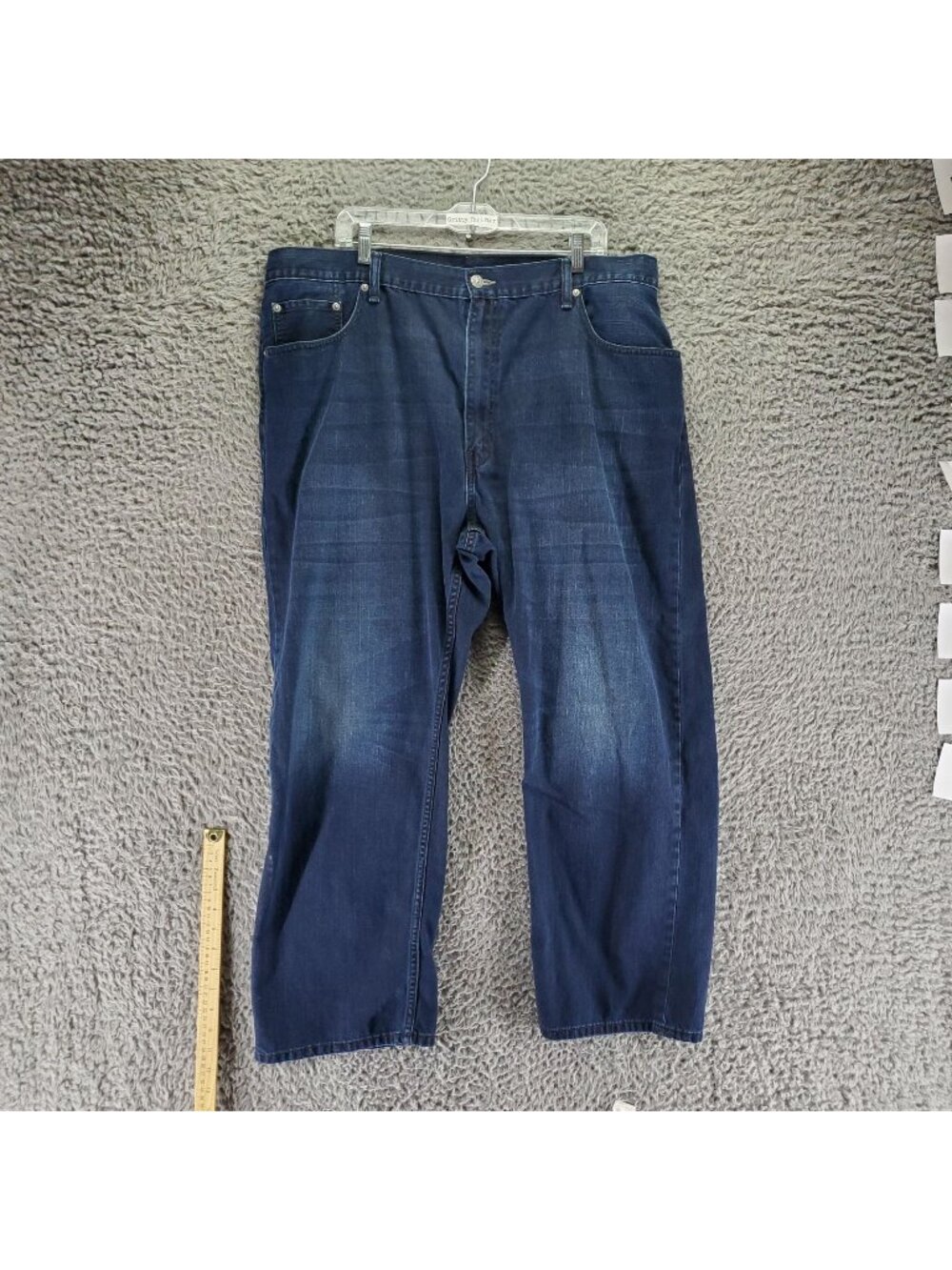 Levis Jeans Mens 44x30 Blue 559 Relaxed Straight Fit Cotton Denim